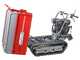 GeoTech-Pro GeoPorter 630E Hydro - Motocarriola cingolata cassone estensibile idraulico 600Kg
