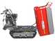 GeoTech-Pro GeoPorter 630E Hydro - Motocarriola cingolata cassone estensibile idraulico 600Kg