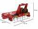 Premium Line RO 104 - Erpice rotante larghezza di lavoro 104 cm - 12 lame - Serie ultra-leggera - Presa di forza antioraria (Rotazione a sinistra)