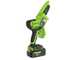 Greenworks GD48MCS10XK2 - Potatore a batteria brushless manuale - 48V 2Ah