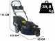 BullMach CERBERO 53 - Tagliaerba a scoppio trazionato - Taglio da 53 cm - 4in1