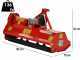 Trinciaerba per trattore GINGER 125 C - Serie leggera