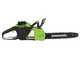 Greenworks GD48CS36K4 - Elettrosega a batteria 48V 4Ah - Lama da 36cm