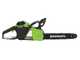 Greenworks GD48CS36K4 - Elettrosega a batteria 48V 4Ah - Lama da 36cm