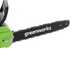 Greenworks GD48CS36K4 - Elettrosega a batteria 48V 4Ah - Lama da 36cm