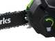 Greenworks GD48CS36K4 - Elettrosega a batteria 48V 4Ah - Lama da 36cm