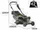 Weibang WBMWB507SCV3 - Tagliaerba trazionato a scoppio - 4in1 - Motore da 196cc