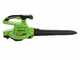 Greenworks GD40BVII - Soffiatore aspiratore a batteria - SENZA BATTERIA E CARICABATTERIE