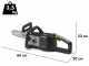 Alpina AC 20 Li Kit - Elettrosega a batteria 20V 4Ah - Lama da 25cm