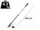 Zanon Viper SV 45 - Forbice elettrica da potatura su asta - 50.4V 3.2Ah - 175/255 cm