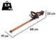 Worx WG264E - Tagliasiepi a batteria - 20V/2Ah - Lama da 56 cm