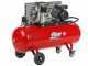 FIAC AB 150/348 - Compressore aria elettrico monofase a cinghia - Motore 3 HP - 150 lt