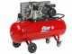 FIAC AB 150/348 - Compressore aria elettrico monofase a cinghia - Motore 3 HP - 150 lt