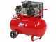 FIAC AB 100/268 - Compressore aria elettrico monofase a cinghia - Motore 2 HP - 100 lt