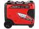 GeoTech-Pro PTGA 7500 - Generatore di corrente ad inverter silenziato carrellato 5,8 kW - Continua 5,5 kW Monofase + ATS