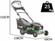GreenBay GB-LM 46 S - Tagliaerba trazionato - 4 in 1 -  Motore a scoppio da 170cc