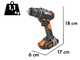 Worx WX100 - Trapano avvitatore a batteria - 20V/2Ah
