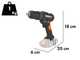 Worx WX370.9 - Trapano avvitatore a percussione a batteria - SENZA BATTERIA E CARICABATTERIA
