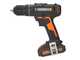 Worx WX370 - Trapano avvitatore a percussione a batteria - 20V/2Ah