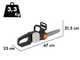 Worx Nitro WG350E.9 - Elettrosega 20V - SENZA BATTERIA E CARICABATTERIA