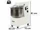 Impastatrice a spirale Mixer 3000 T-2G - Da 24 Kg trifase 2 velocit&agrave;