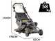 Weibang WB537SCV3B - Tagliaerba trazionato a scoppio - Motore da 196cc - 3 Marce - 4in1