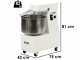 Impastatrice a spirale Mixer 3000 T - Da 24 Kg trifase 1 velocit&agrave;