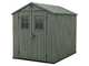 Keter Darwin verde - Casetta da giardino - Con finestre frontali - 190x244x221 cm