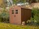 Keter Darwin marrone - Casetta da giardino - Con finestre frontali - 190x244x221 cm
