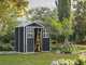 Keter Manor nero - Casetta da giardino - Con finestre frontali