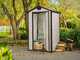 Keter Manor beige - Casetta porta attrezzi da giardino