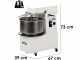 AgriEuro Top-Line Mixer 2000 S Deluxe - Impastatrice a spirale ribaltabile - Capacit&aacute; 17Kg - Monofase