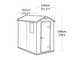 Keter Manor beige - Casetta da giardino - Con finestra laterale