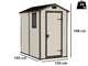 Keter Manor beige - Casetta da giardino - Con finestra laterale