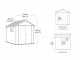 Keter Oakland 759 - Casetta da giardino - Con porta a doppia anta e finestra - 229x287x242 cm