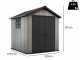 Keter Oakland 757 - Casetta da giardino - Con porta a doppia anta e finestra -229x223.5x242 cm