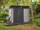 Keter Artisan grigio - Casetta da giardino - Con porta doppia anta - 214x218x226 cm