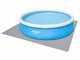 Tappetino Base per piscina 78x78 cm Grigio - Bestway