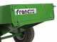 Francini FQ6 - Carrello trainato per trattorino in acciaio - 150x110(h 25 cm)