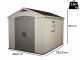 Keter Factor beige - Casetta da giardino - Con finestra laterale - 256.5x331.5x243 cm