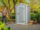 Keter Manor grigio - Casetta porta attrezzi da giardino - 129x103x196 cm