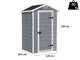 Keter Manor grigio - Casetta porta attrezzi da giardino - 129x103x196 cm