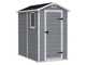 Keter Manor grigio - Casetta da giardino - Con finestra laterale - 130x192x198 cm