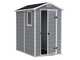 Keter Manor grigio - Casetta da giardino - Con finestra laterale - 130x192x198 cm