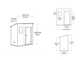 Keter Manor Pent grigio - Casetta da giardino - Con finestra frontale - 183.5x111x200.5 cm