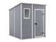 Keter Manor Pent grigio - Casetta da giardino - Con finestra frontale - 183.5x185x200 cm