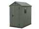 Keter Darwin verde - Casetta porta attrezzi - Con finestra laterale - 125.8x184.5x205.1 cm