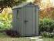 Keter Darwin verde - Casetta porta attrezzi - Con finestra laterale - 125.8x184.5x205 cm