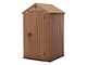 Keter Darwin marrone - Casetta porta attrezzi - 123.8x117x205.1 cm