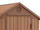 Keter Darwin marrone - Casetta porta attrezzi - Con finestra laterale - 125.8x184.5x205.1 cm